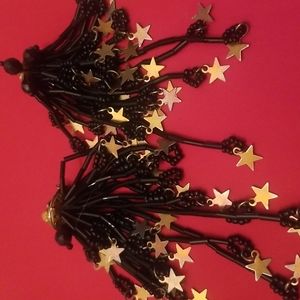 Beaded Star Earrings